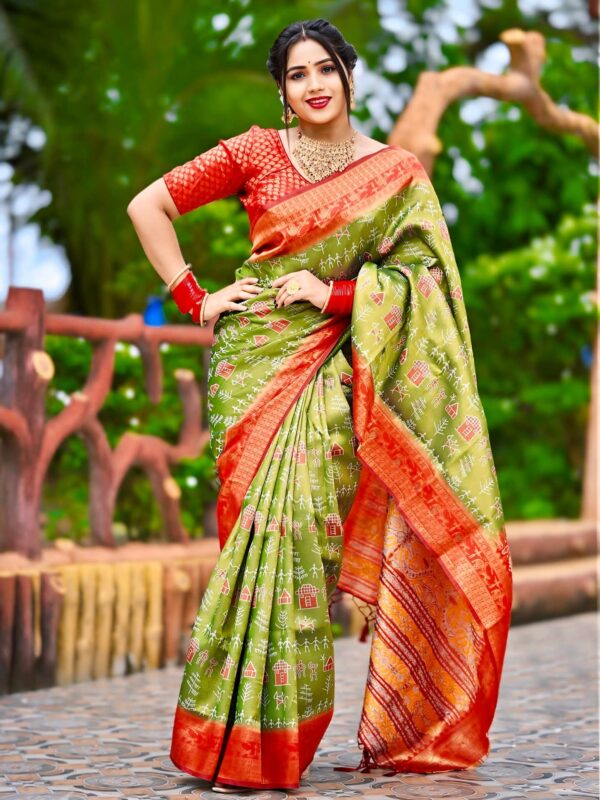 SAMBALPURI DESIGN SILK SAREE