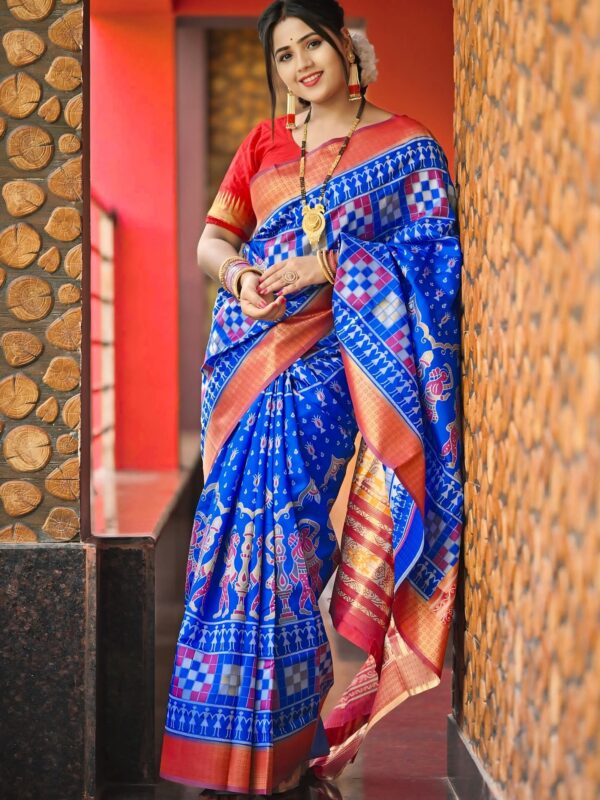 SAMBALPURI DESIGN SILK SAREE